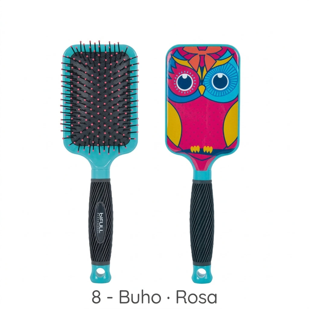 Cepillos Raqueta Personalizados | Púa Plástico