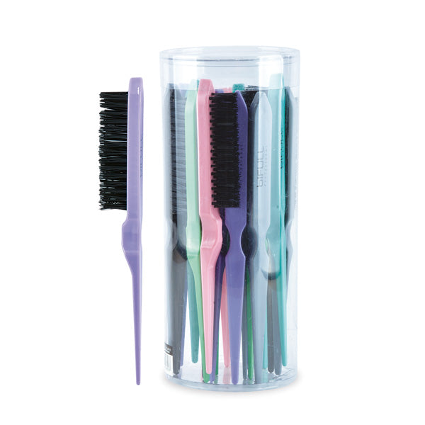 Cepillos crepar | Bote cepillos crepar colores.