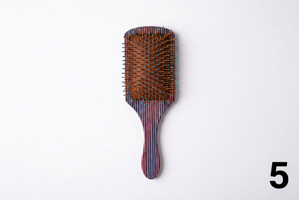 Cepillos de Madera |   Striped Wood Púa Plástico