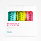 Cepillo Esqueleto Desenredante  |  Detangler Fluor Leaf Púa Plástico