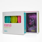 Cepillo Esqueleto Desenredante  |  Detangler Fluor Leaf Púa Plástico