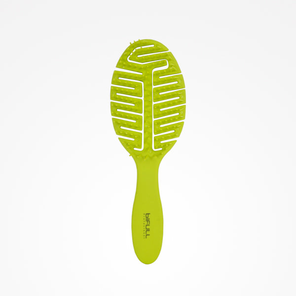 Cepillo Esqueleto Desenredante  |  Detangler Fluor Leaf Púa Plástico