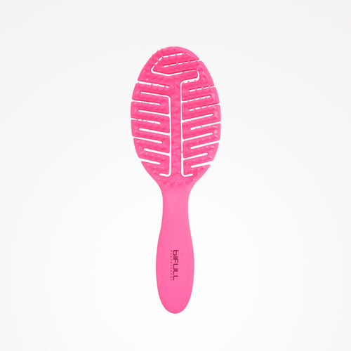 Cepillo Esqueleto Desenredante  |  Detangler Fluor Leaf Púa Plástico
