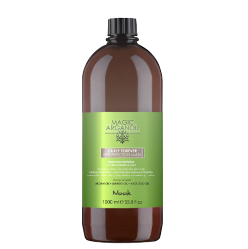 NOOK Curly Forever Resurrection Mask | Mascarilla Reparadora para Cabello Rizado, Ondulado y Muy Seco