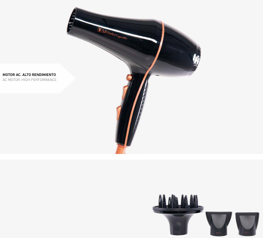 Pack Secador + Plancha profesional | SP Perfect - Copper Edition