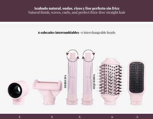 Secador Profesional 6 en 1 |Multy Dry