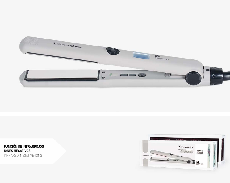 Plancha Profesional con Infrarrojos e Iones Negativos | Care Evolution