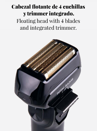 Total Razor 2 en 1 TOTAL RAZOR 2 EN 1 – Afeitado profesional con máxima precisión