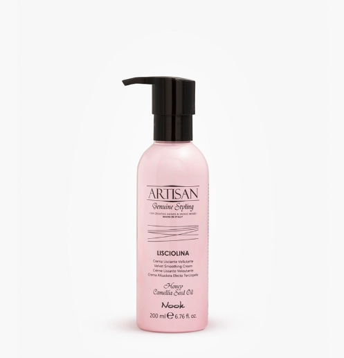 LISCIOLINA Crema Alisadora Efecto Terciopelo 200 ml | Control del Encrespamiento y Protección Térmica