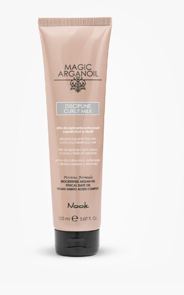 NOOK Discipline Curly Milk | Leche Antiencrespamiento Sin Aclarado para Cabellos Rizados y Rebeldes
