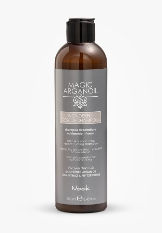 NOOK Wonderful Rescue Shampoo | Champú Reconstructor Nutritivo para Cabellos Dañados, Secos y Debilitados
