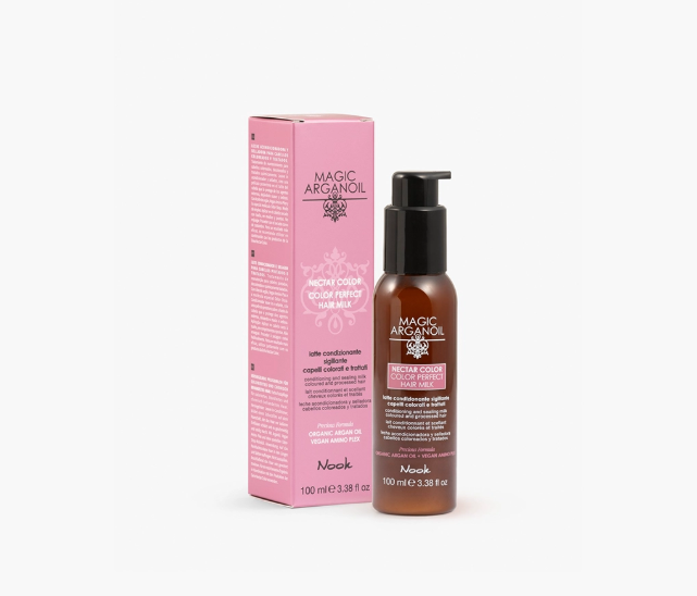 NOOK Nectar Color Color Perfect Hair Milk Leave-In | Leche Acondicionadora Selladora Sin Aclarado para Cabellos Teñidos y Tratados Químicamente