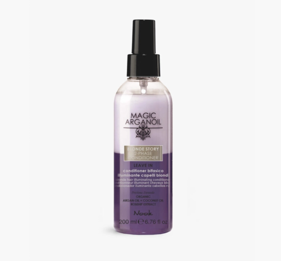 NOOK Blonde Story 2-Phase Conditioner Leave-In | Acondicionador Bifásico Iluminador Sin Aclarado para Cabellos Rubios y Decolorados