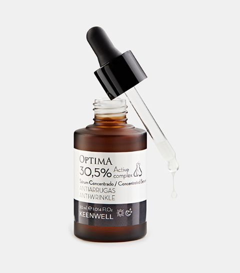 KEENWELL Sérum Concentrado Antiarrugas 30,5% Active Complex | Sérum Antiedad de Alta Concentración para Reducir Arrugas, Mejorar la Firmeza y Rejuvenecer Visiblemente la Piel.