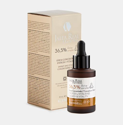 KEENWELL Sérum Concentrado Energía y Vitalidad 36,5% Active Complex | Sérum Facial Energizante Revitalizante con Ácido Hialurónico, Niacinamida, Vitaminas y Péptidos para Pieles Apagadas y Fatigadas.