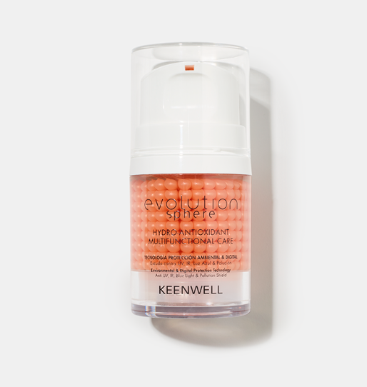 KEENWELL Hydrosphera H2O Hidroantioxidante Cuidado Multifuncional | Crema Facial Hidratante y Antioxidante con Ácido Hialurónico y Escualano para Todo Tipo de Pieles