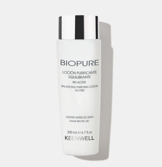 KEENWELL Loción Purificante Equilibrante Bifásica | Tónico Facial para Piel Grasa, Acneica e Impurezas con Acción Matificante, Calmante y Descongestiva
