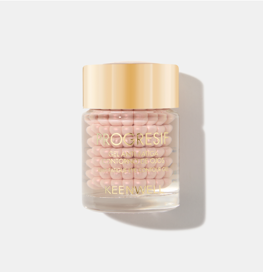 KEENWELL Gel Anti-Fatiga Contorno de Ojos | Crema-Gel Descongestiva con Microesferas para Bolsas, Ojeras, Hidratación y Efecto Drenante