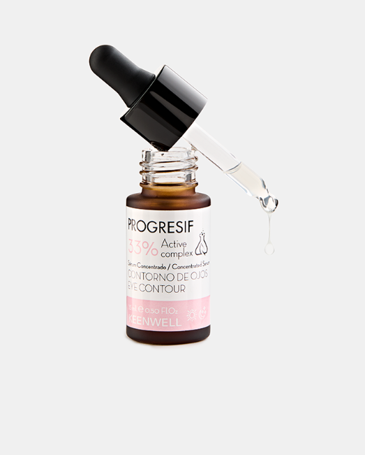 KEENWELL Sérum Concentrado Contorno de Ojos 33% Active Complex | Sérum Antiedad, Antibolsas y Antiojeras con Ácido Hialurónico, Vitamina C y Efecto Revitalizante