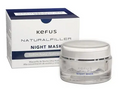 KEFUS Natural Filler Night Mask Crema Facial de Noche 100 ml | Mascarilla Nocturna con Ácido Hialurónico, Pantenol y Manteca de Karité para Nutrición y Reparación Intensiva