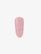 Purple Professional Fiber Base Nude Pink Shimmer | Base Fortalecedora con Fibras Sintéticas, Vitamina E y Calcio | Base Constructora Autonivelante con Brillo Sutil Rosa Nude para Uñas Naturales