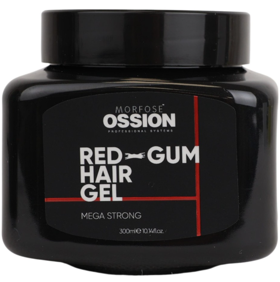 RED GUM HAIR GEL 300ML | Gel Capilar de Fijación Mega Fuerte para Peinados Extremos y Máximo Control