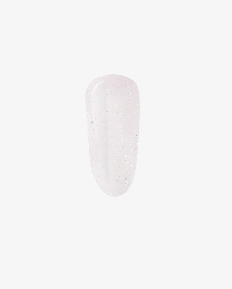 BIB BLANCO CON VIRUTAS MULTICAPA 15 ML | Builder in Bottle Autonivelante para Construcción y Refuerzo de Uñas