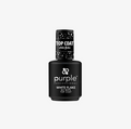 WHITE FLAKE NO WIPE TOP COAT 15 ML | Top Coat con Escamas Blancas Decorativas y Brillo Intenso