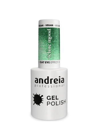 Andreia Professional Meow Sunset MW2 Esmalte Semipermanente Efecto Ojo de Gato Verde10,5 ml