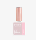 Purple Professional Gel Polish 015 Muse 10 ml | Esmalte Semipermanente Rosa Nude Translúcido de Alta Cobertura