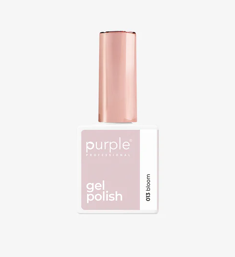Purple Professional Gel Polish 013 Bloom 10 ml | Esmalte Semipermanente Blanco Rosado Lechoso de Alta Cobertura