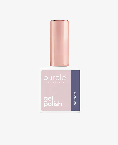 Purple Professional Gel Polish 092 Reboot 10 ml | Esmalte Semipermanente Verde Pastel Suave de Alta Cobertura (Copia)