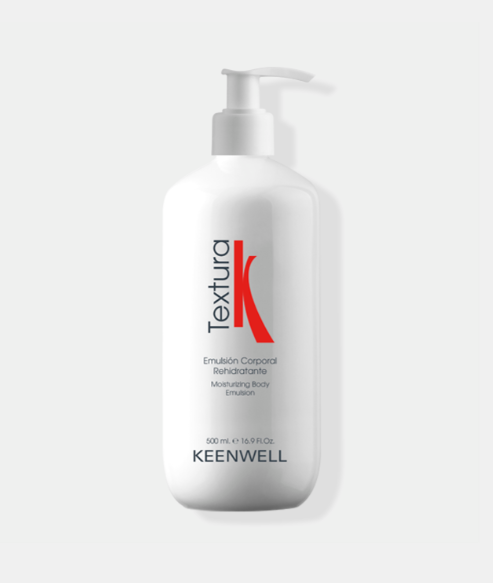 KEEWELL Textura Emulsión Corporal Rehidratante 500 ml | Hidratación Ligera, Piel Suave y Perfume Delicado