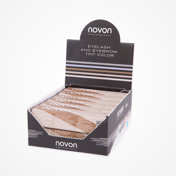 Tinte Para Cejas y Pestañas Expositor 12 UDS | Novon Coloración Cejas y Pestañas