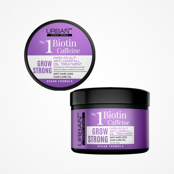 Nº1 Tratamiento de Aceite Anticaída | Urban Care Biotin Caffeine