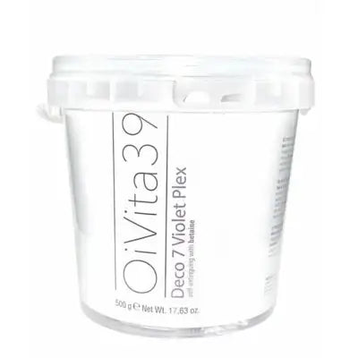 Oivita39 Deco 7 Violet Plex Polvo Decolorante Profesional hasta 7 Tonos con Tecnología Violet Plex